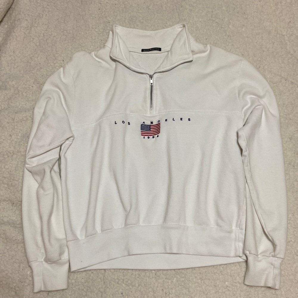 brandy melville half zip